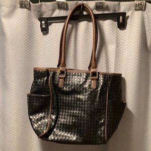 Woman’s black purse